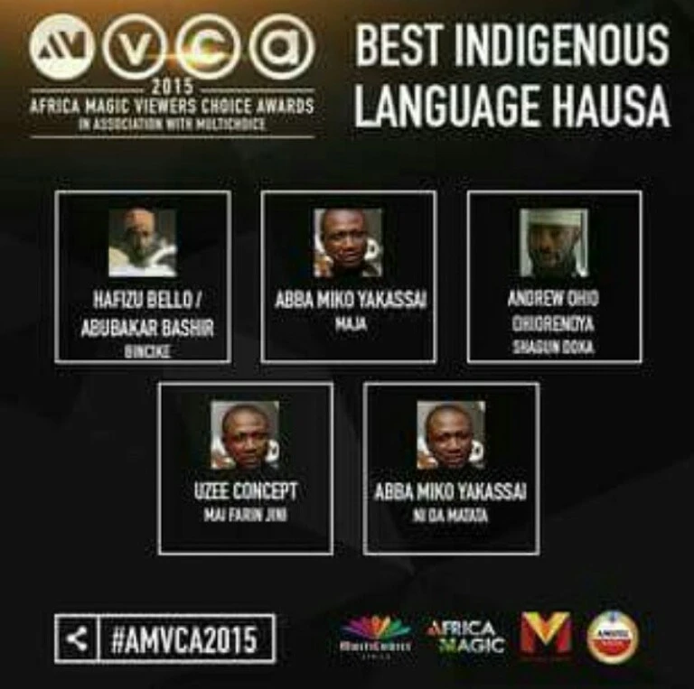 Hafizu Bello’s BINCIKE won AMVCA 2015 Award